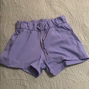Lilac lululemon shorts
